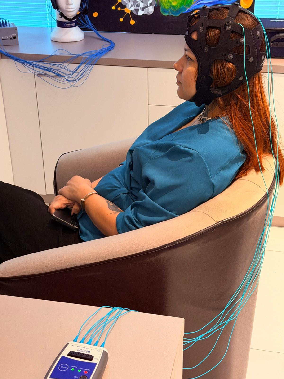 Mapeamento cerebral por Nano EEG durante avaliação neuropsicológica